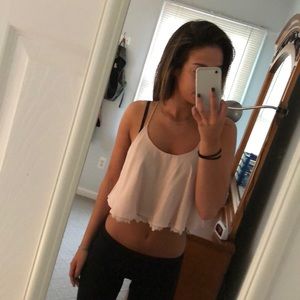 Elle Blush Pink Crop Top